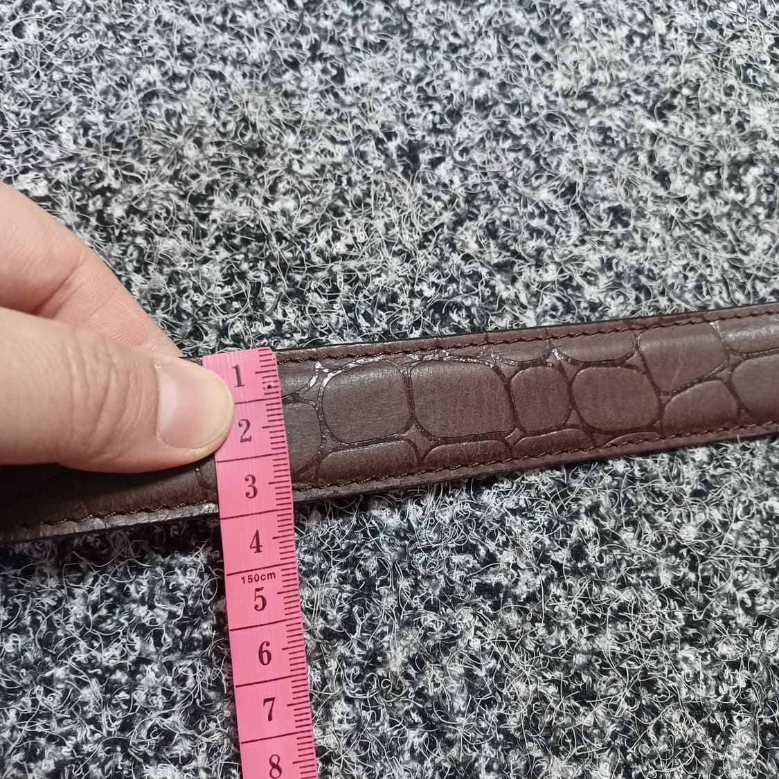 빈티지 패턴 가죽 벨트  상품이미지5