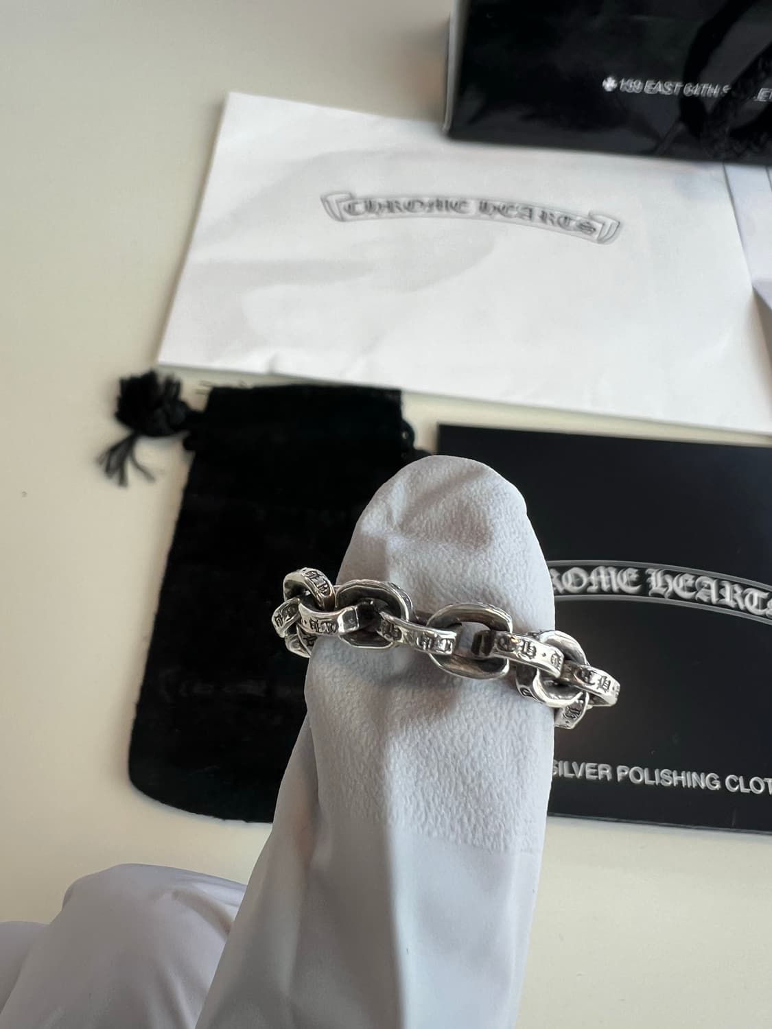 [20링크] 크롬하츠 페이퍼체인링 상품이미지3