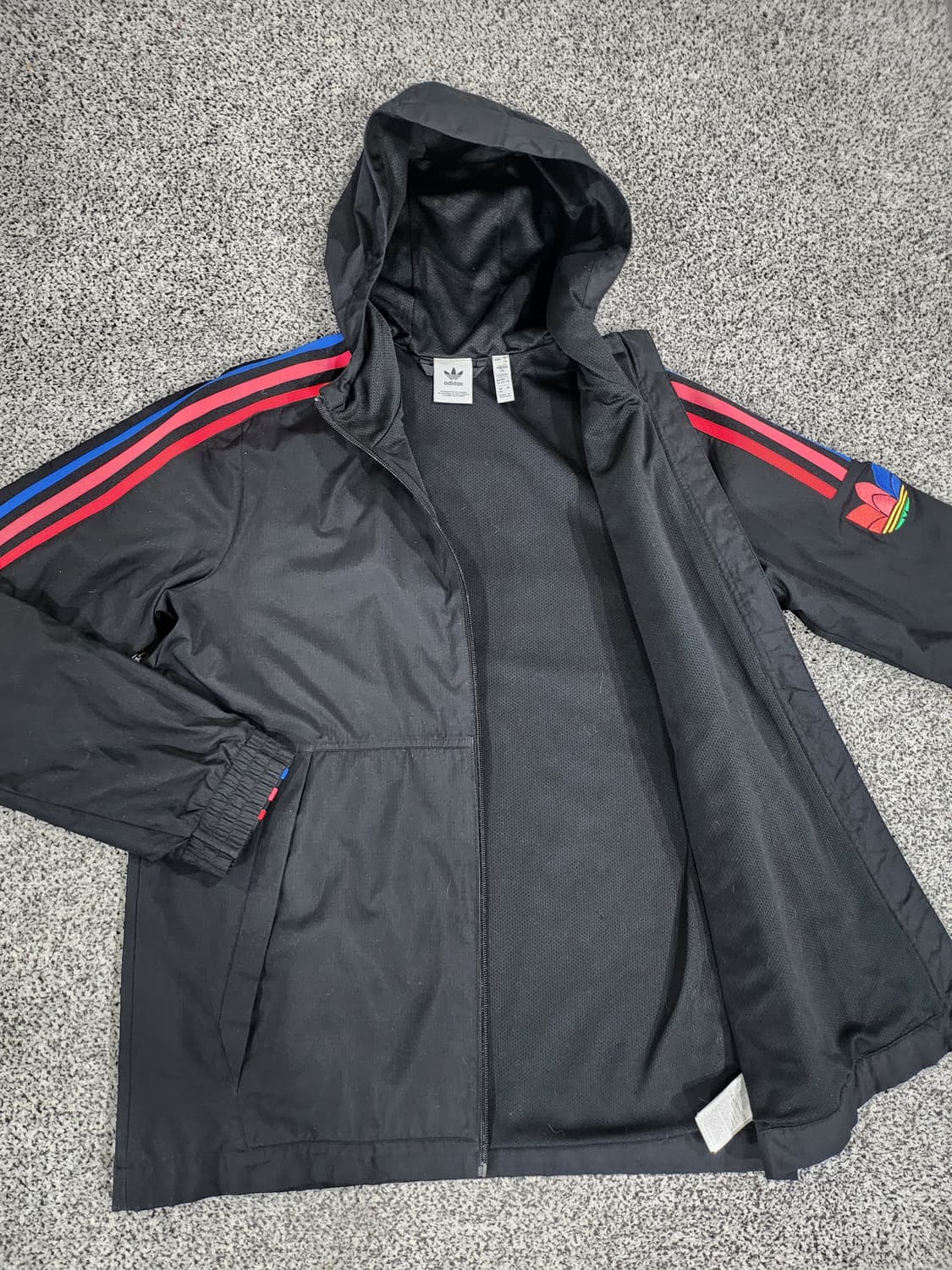 아디다스(Adidas) 멀티컬러 후드 집업 재킷(14-15세) 상품이미지3