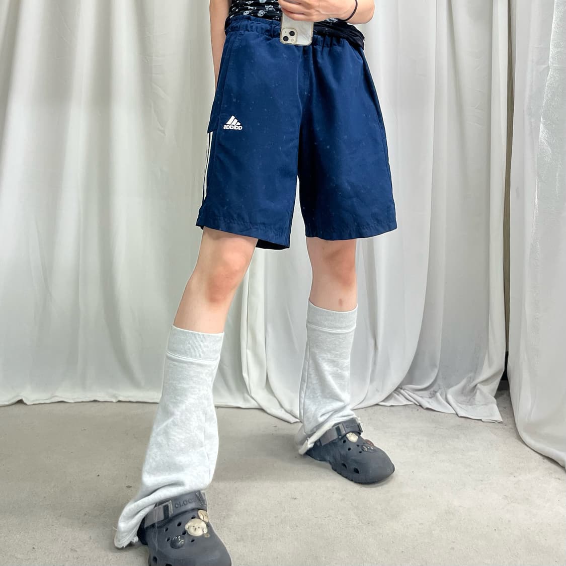 Adidas navy shorts 상품이미지1