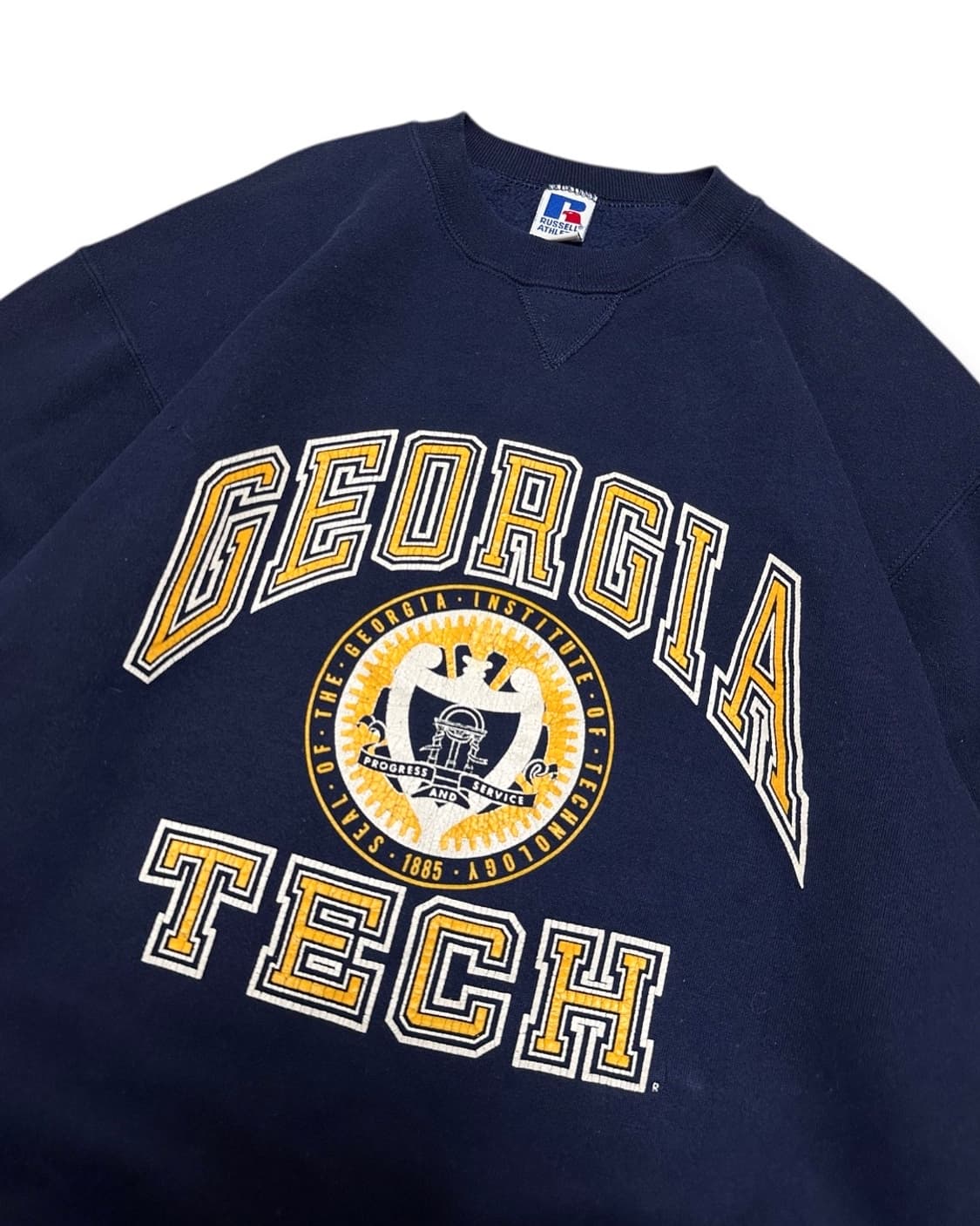 러셀 애슬레틱 USA 네이비 맨투맨 상품이미지4