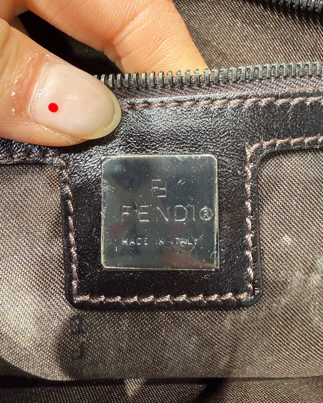 펜디 베이지 주카 캔버스 토트백  상품이미지7