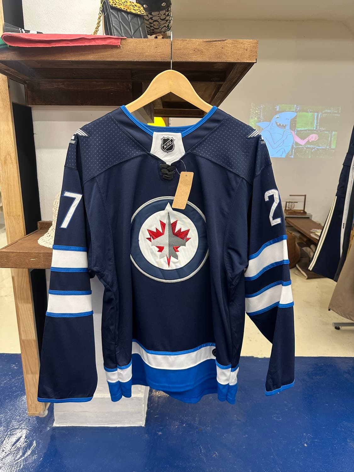 Adidas 아디다스 NHL 위니펙 블록코어 하키져지 상품이미지4