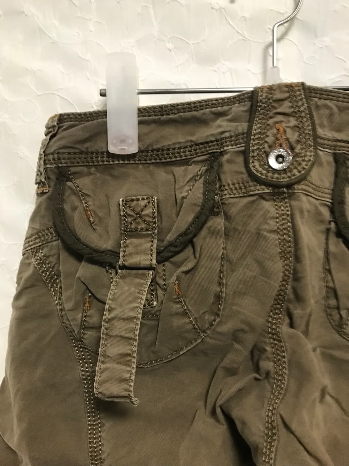 빈티지 y2k 그런지 스티치 포켓 코튼 팬츠 상품이미지5