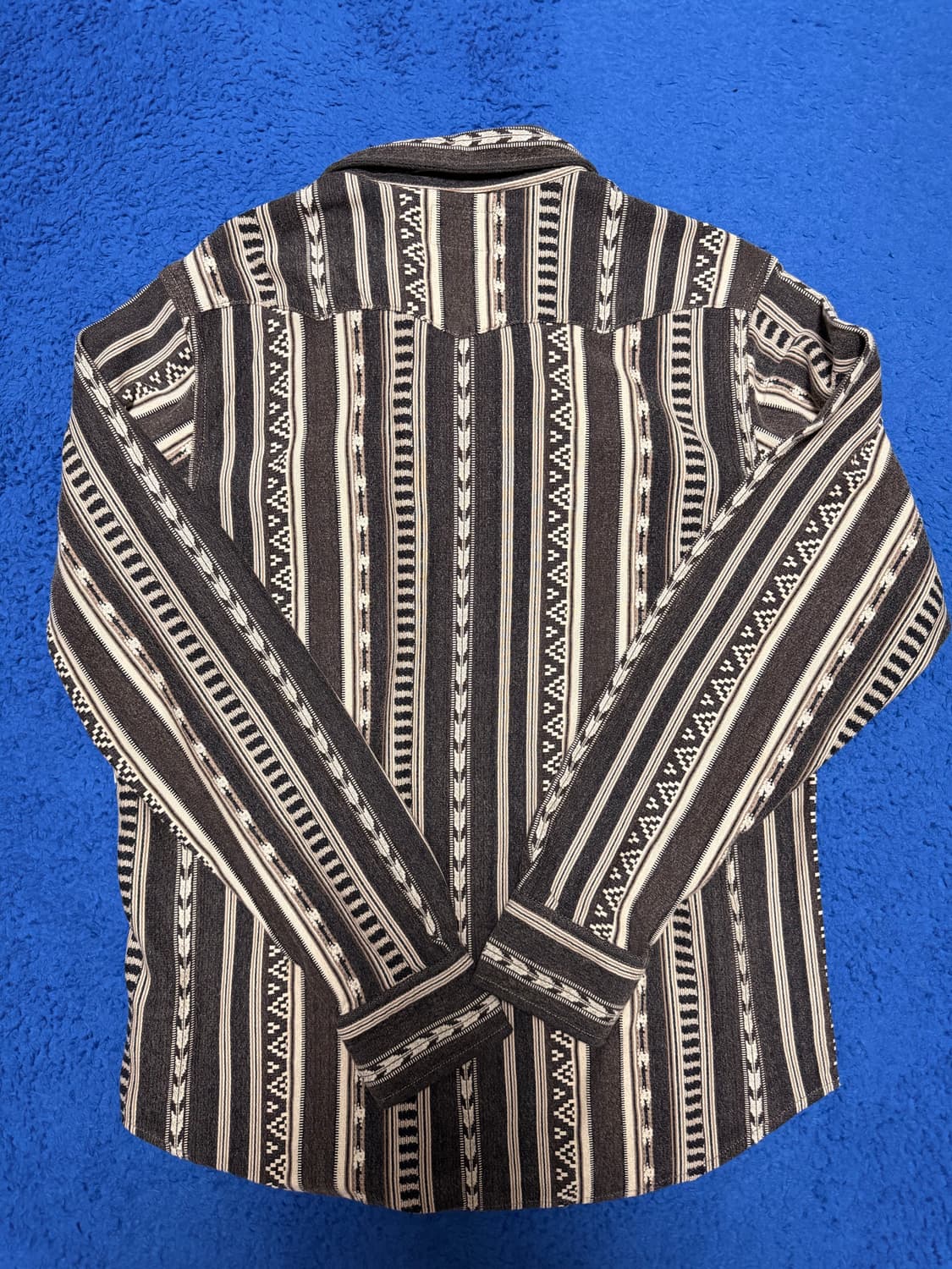RRL 슬림핏 니트 자카드 웨스턴 셔츠 L 상품이미지2