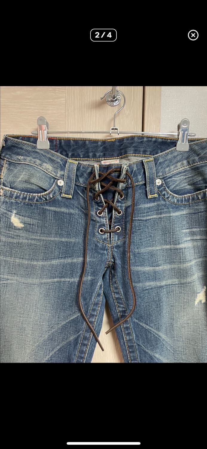 TRUE RELIGION 트루릴리젼 레이스업 부츠컷 데님 상품이미지2