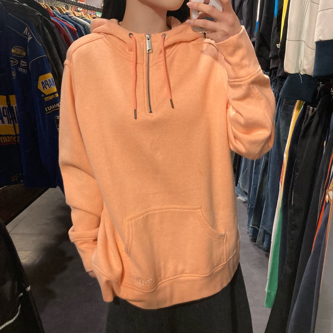 [IM] 칼하트 반집업 후드티 피치 상품이미지2