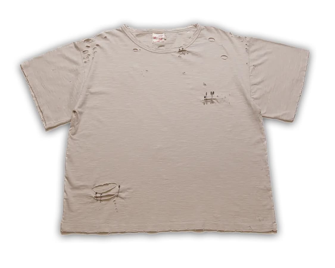 Yuremane Distressed Shirt 상품이미지1