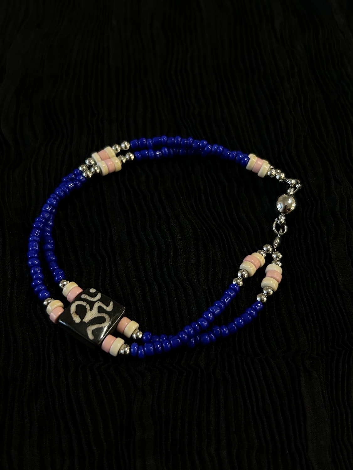 Om . Blue bracelet  (for men) 상품이미지1