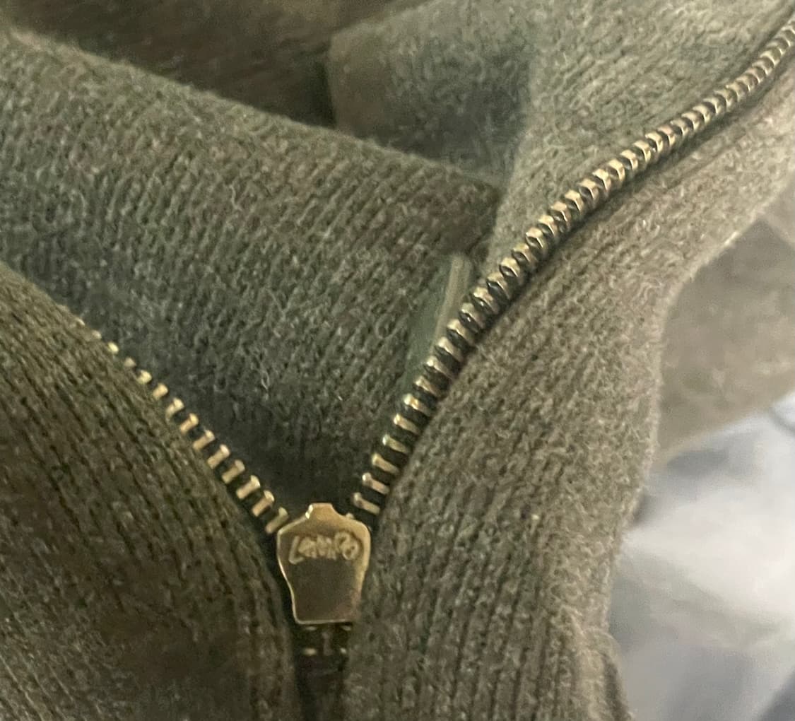 랄프로렌 퍼플라벨 반집업 니트 상품이미지3