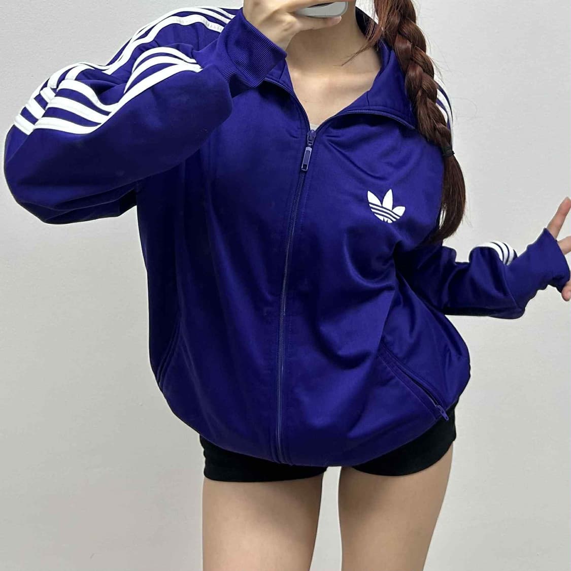 아디다스 퍼플 구파이어버드 트랙탑 희귀져지(105) 상품이미지1