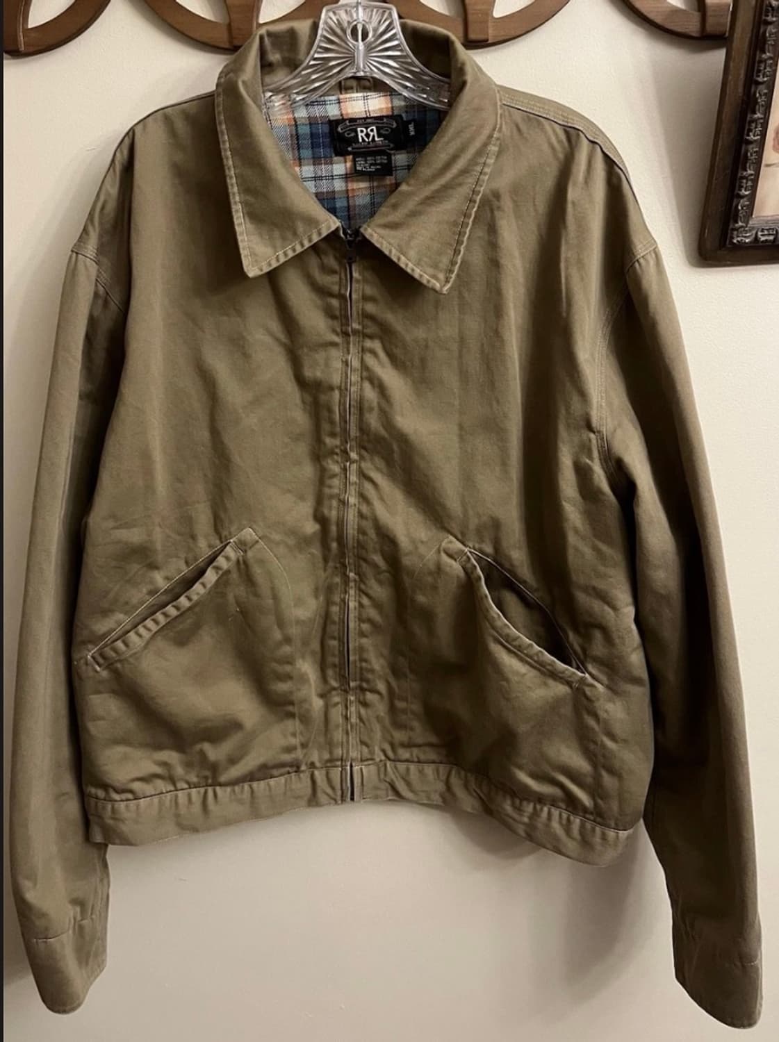빈티지 RRL Canvas Zip Jacket 상품이미지1