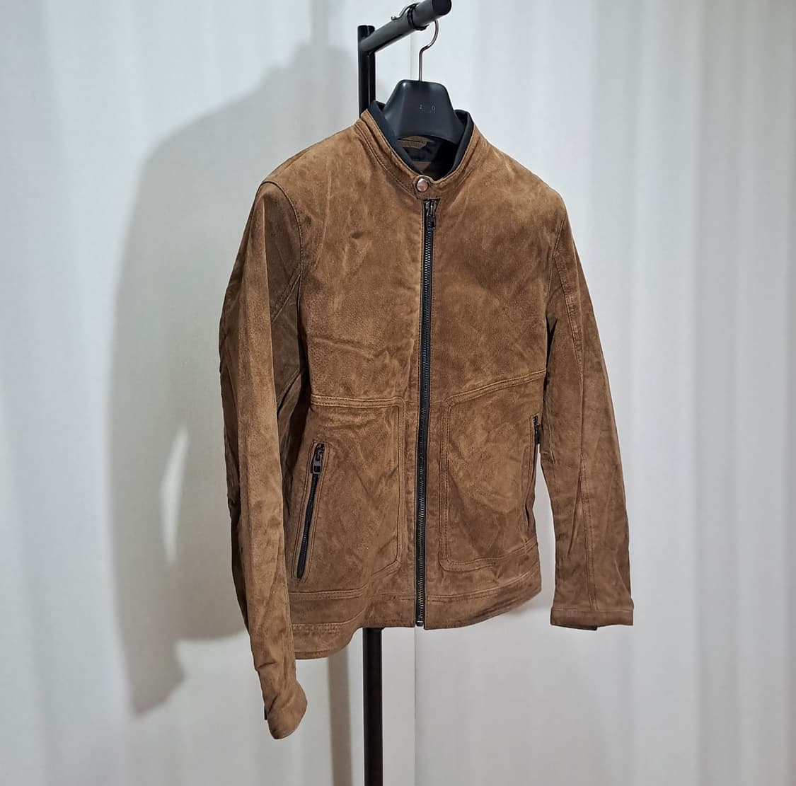 (택포) 자라 리얼레더 싱글 자켓 M B351 상품이미지3