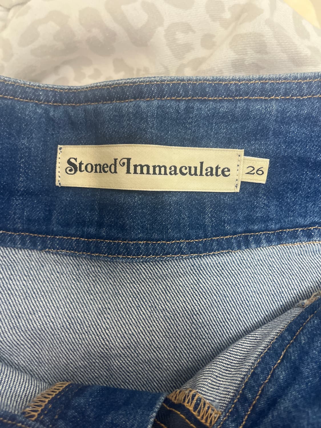 stoned immaculate 블랙핑크 로제 착용 부츠컷 팬츠 상품이미지6