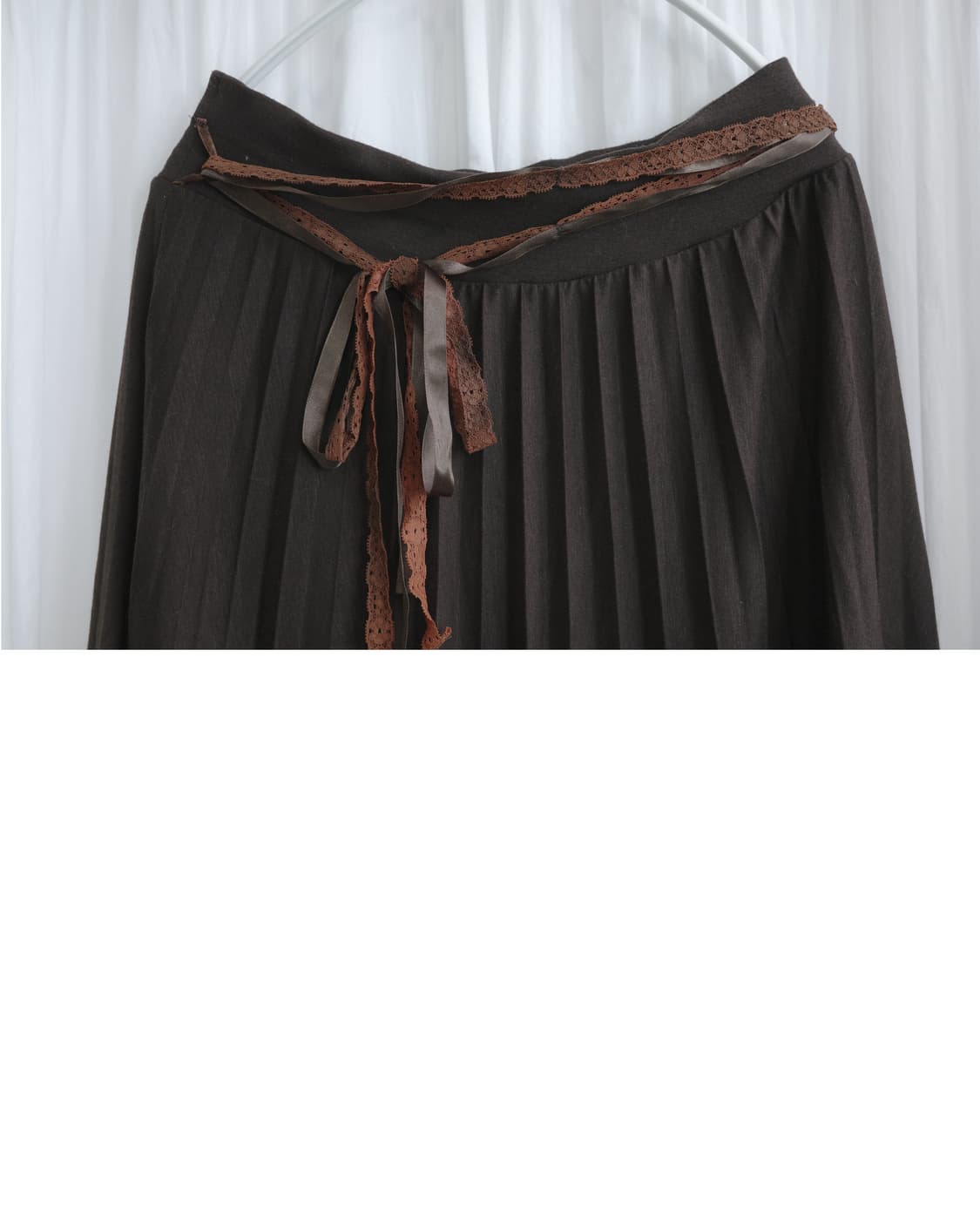 Clef de sol lace skirt 상품이미지3