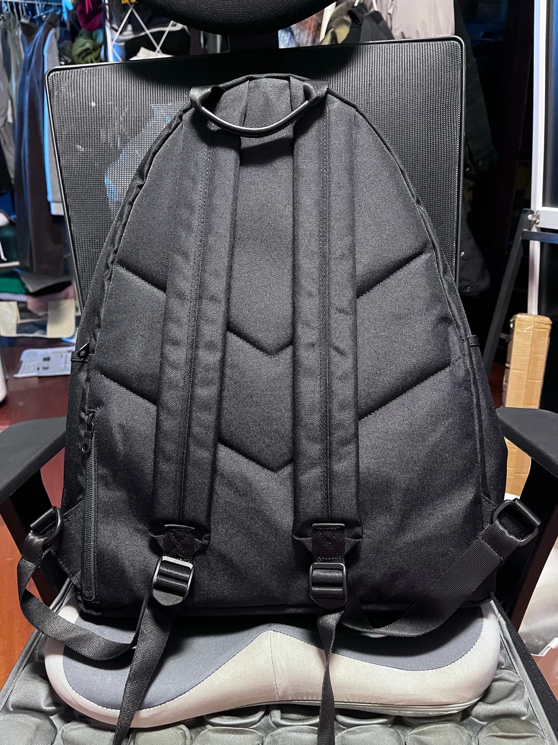 [남녀공용]마지언타이틀 블랙 백팩 상품이미지2