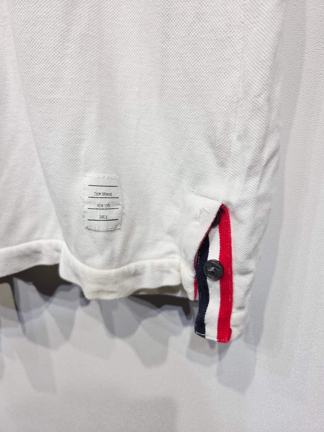 톰브라운 재팬 센터백 화이트 반팔 티셔츠_3 상품이미지5