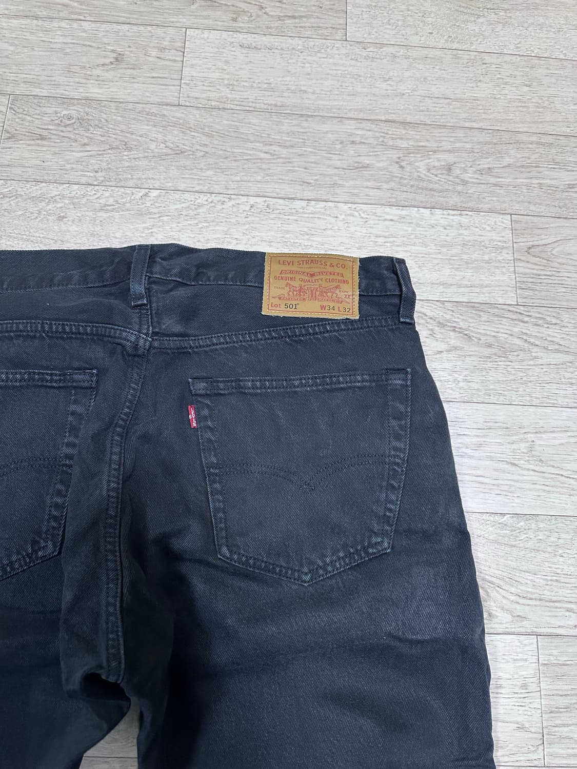 (34) 리바이스 501 블랙 청바지 상품이미지3