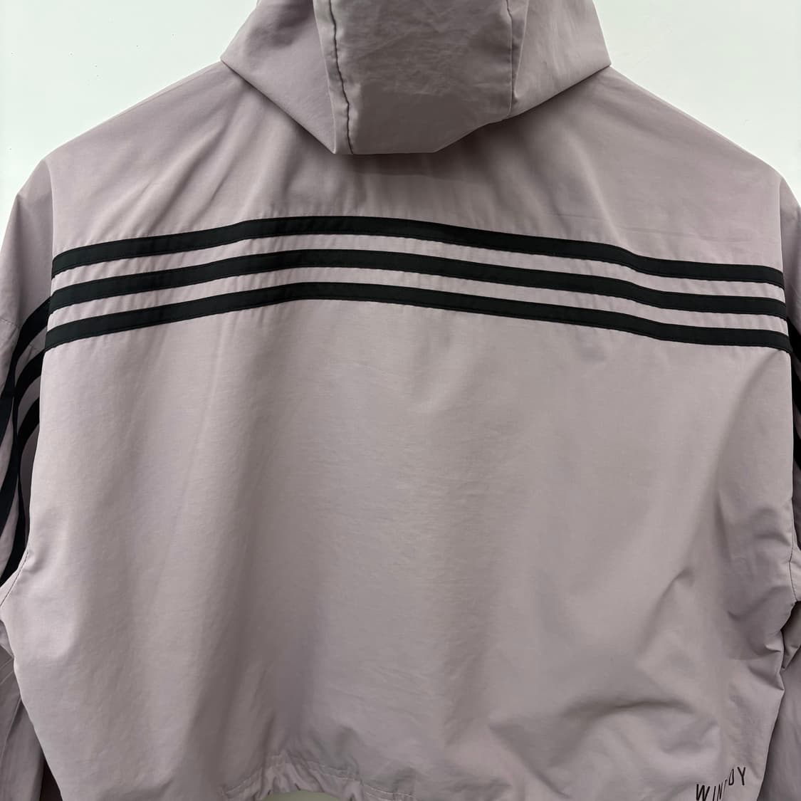 아디다스 크롭 후드 바람막이 여M 상품이미지5