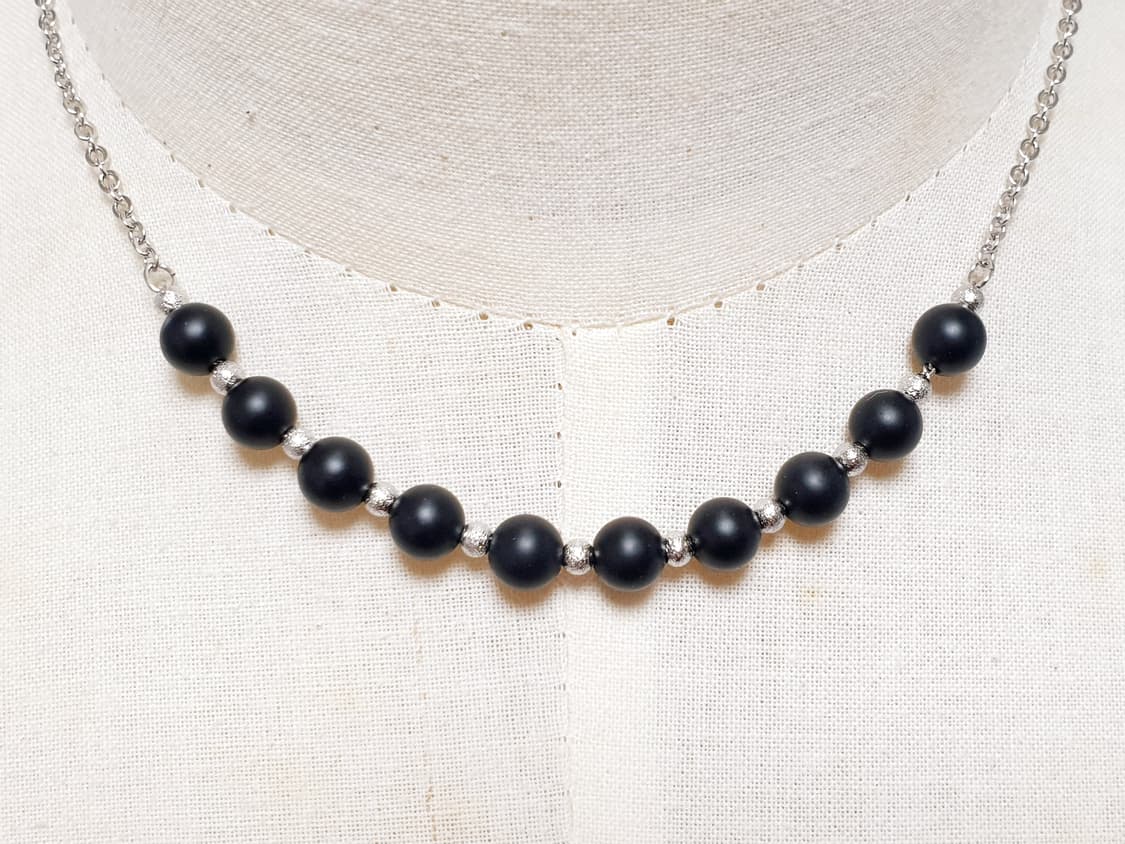 오닉스 샌딩볼 목걸이 상품이미지3