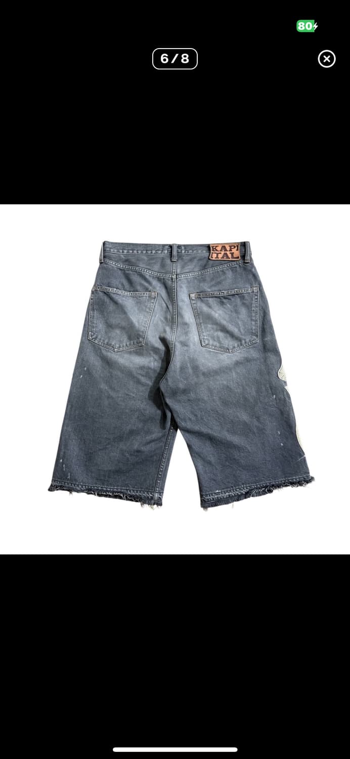 캐피탈 본 데님쇼츠 상품이미지5