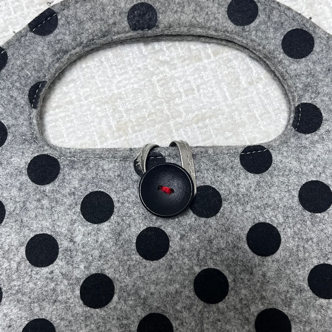 bulle de savon 도트 펠트 토트백 상품이미지3