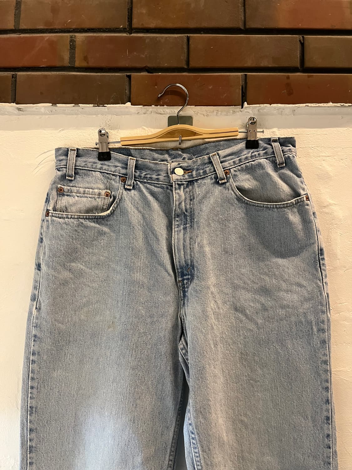 Levis 550 릴랙스드 워싱 데님 진 36x34 상품이미지2