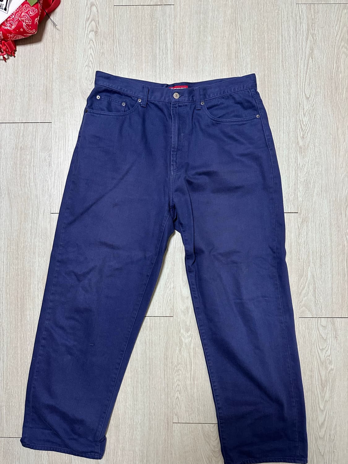 Supreme Baggy Jean Navy - 24SS 상품이미지2