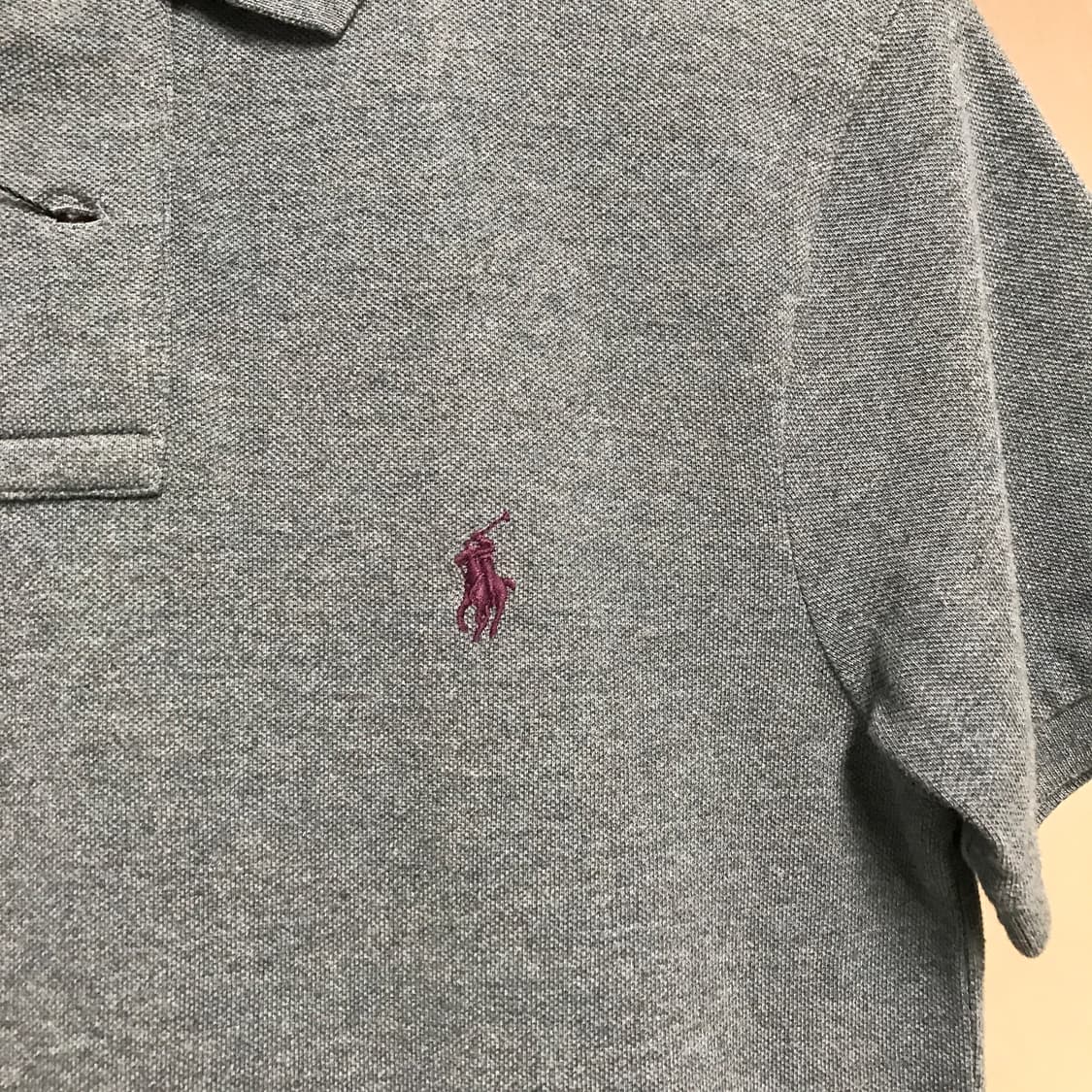 폴로 랄프로렌 PK 반팔 카라티 블루 S 상품이미지4