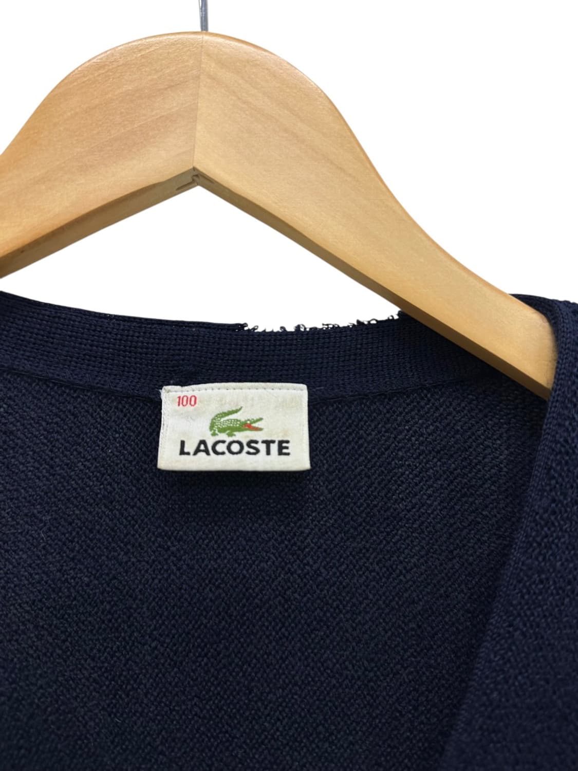 라코스테 울 가디건 네이비 (L) 상품이미지3