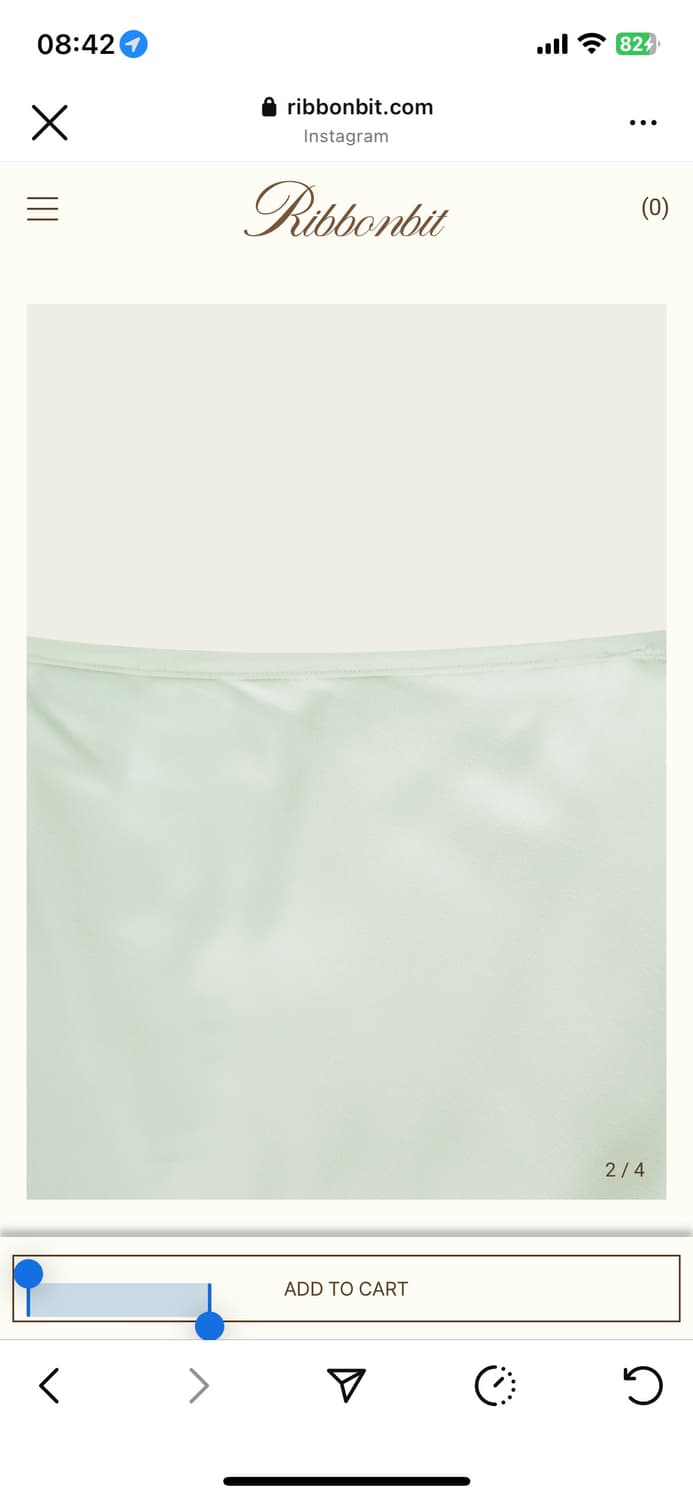 리본빛 Tuzu Skirt - Mint 상품이미지2