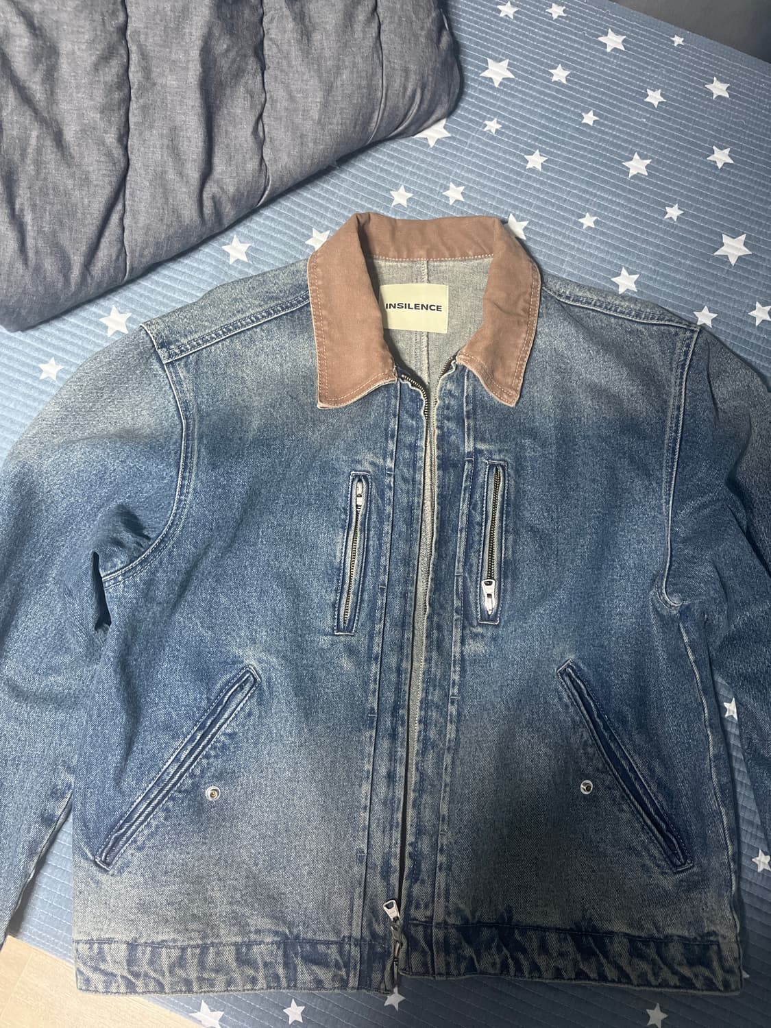 인사일런스 워시드 데님 워크자켓 상품이미지1