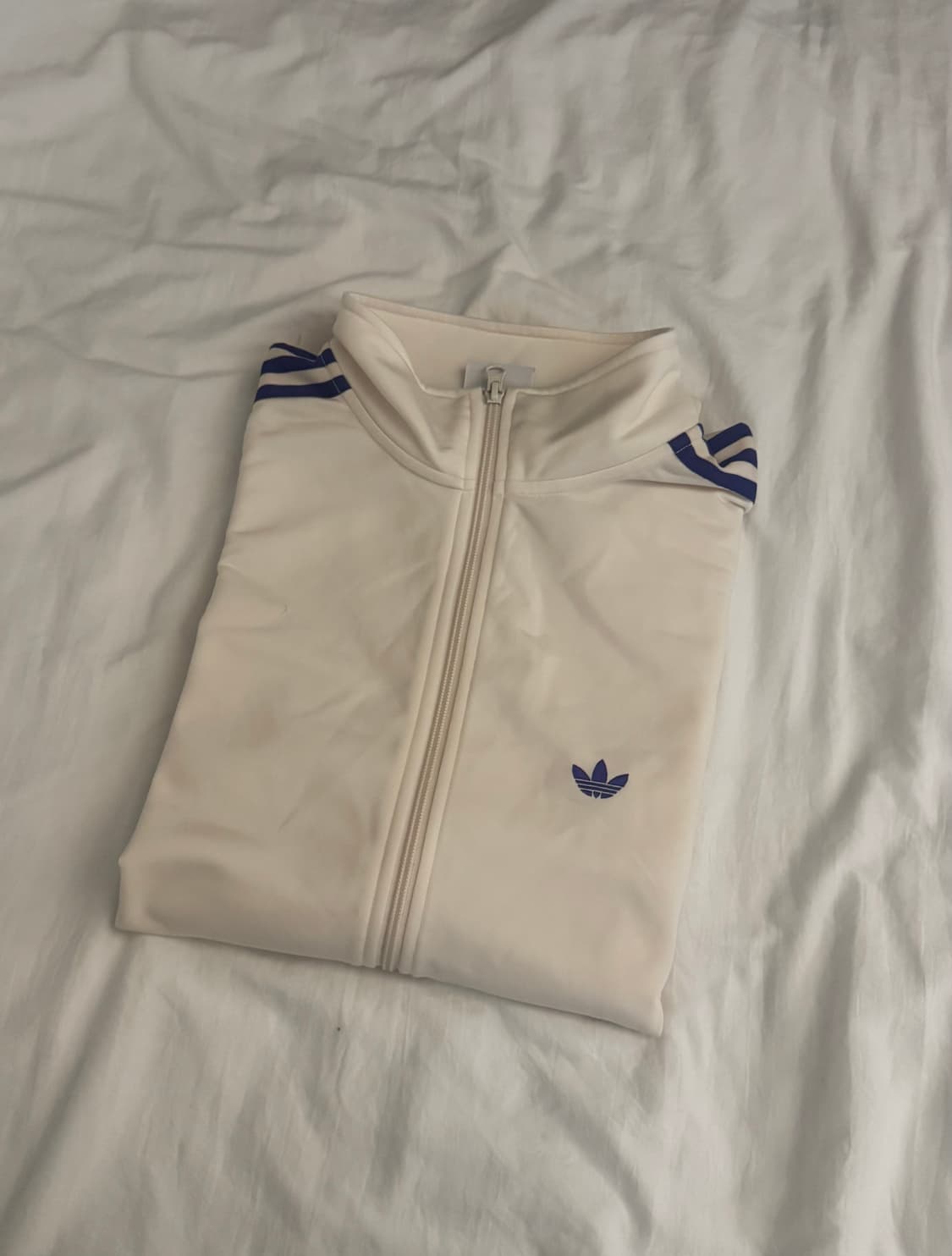 아디다스 베켄바우어 아이보리 퍼플 트랙탑 져지 니들스 S 상품이미지1