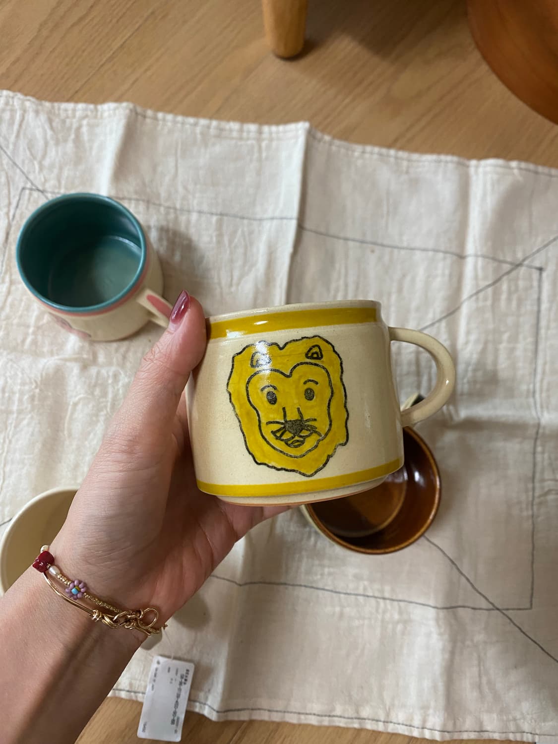 다이삭 머그컵 토끼,곰,사자,공룡 각 판매 상품이미지9