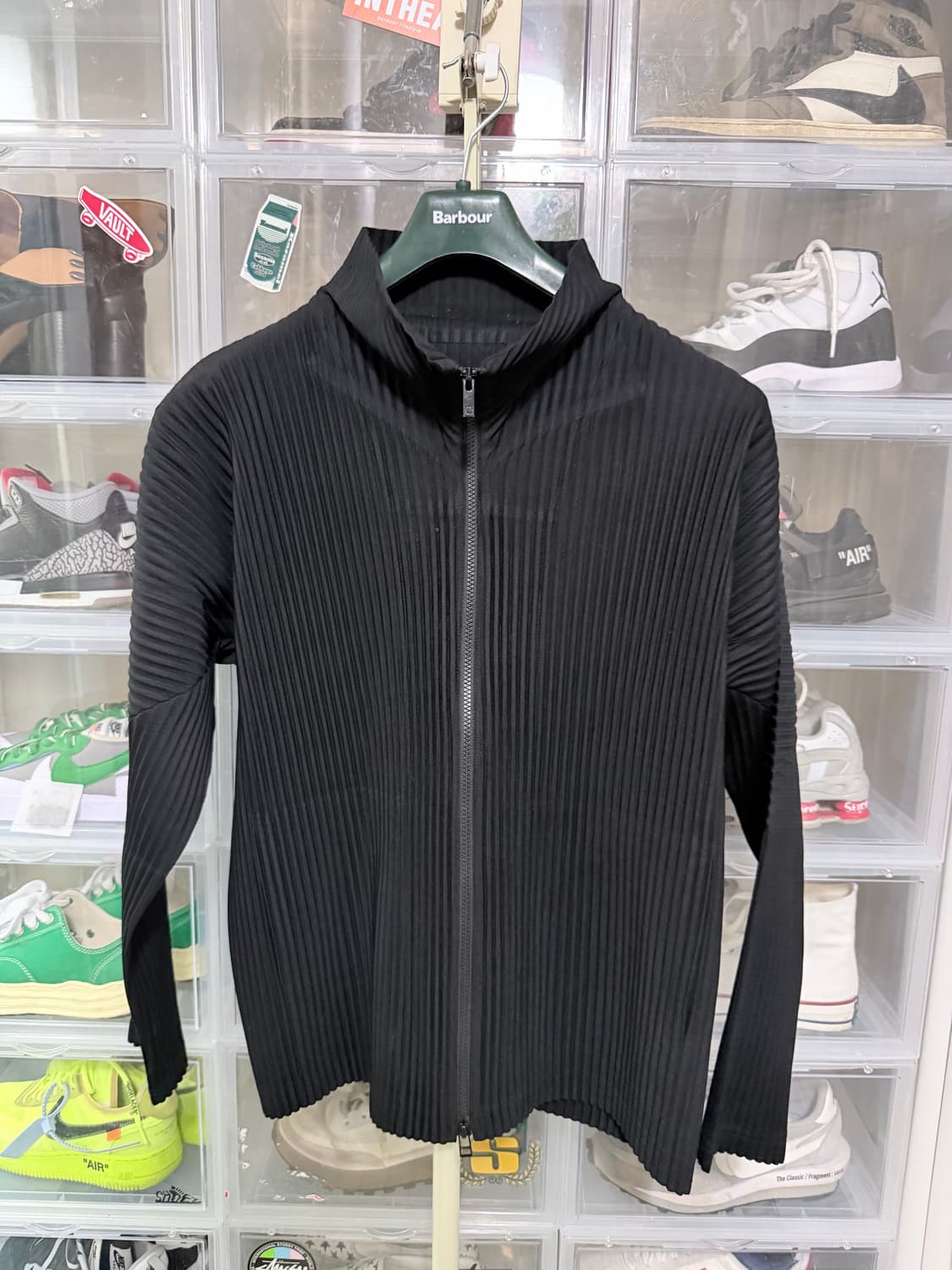 3size) 옴므플리셰 플리츠 집업 자켓 상품이미지1