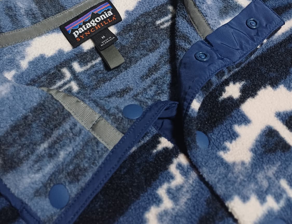 🇳🇮 [M] 파타고니아 신칠라 스냅티 세퍼드 니트 / 스톤 블루 상품이미지6