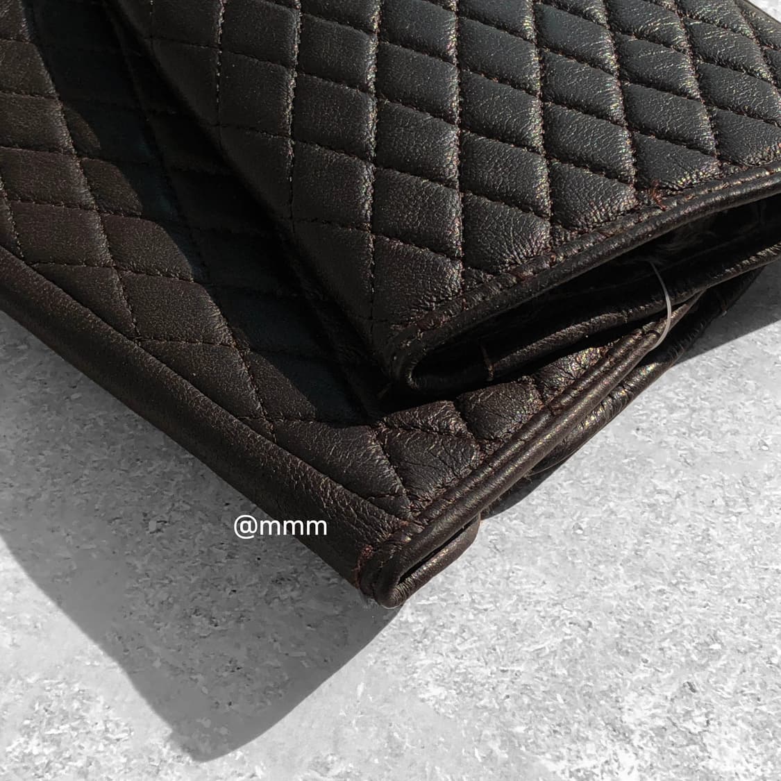 [Unisex] 스마트터치 퀼팅 가죽 장갑 브라운 상품이미지8