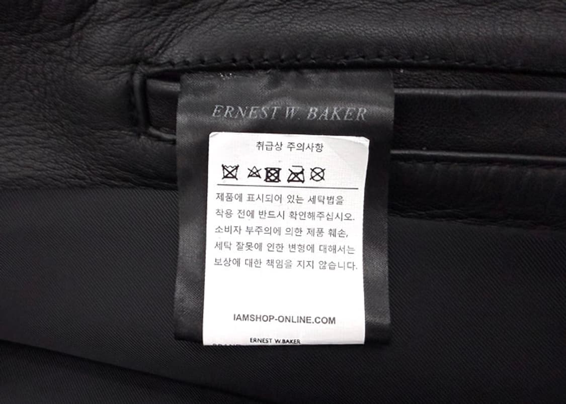 어니스트 더블유 베이커 스터드 퀼팅 레더 봄버 자켓 상품이미지7