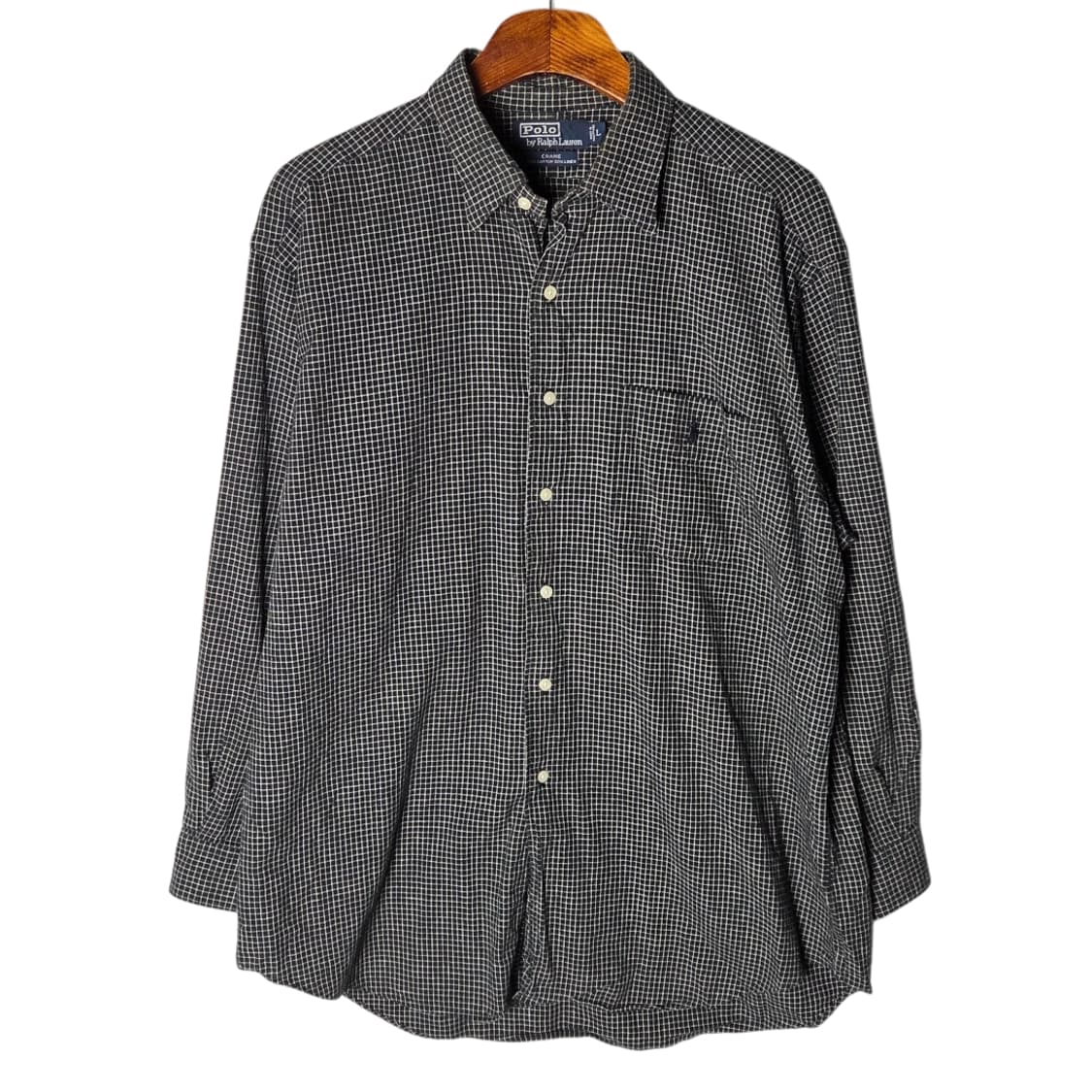 [POLO] 폴로랄프로렌 CRANE 린넨 체크 포켓 셔츠 상품이미지1