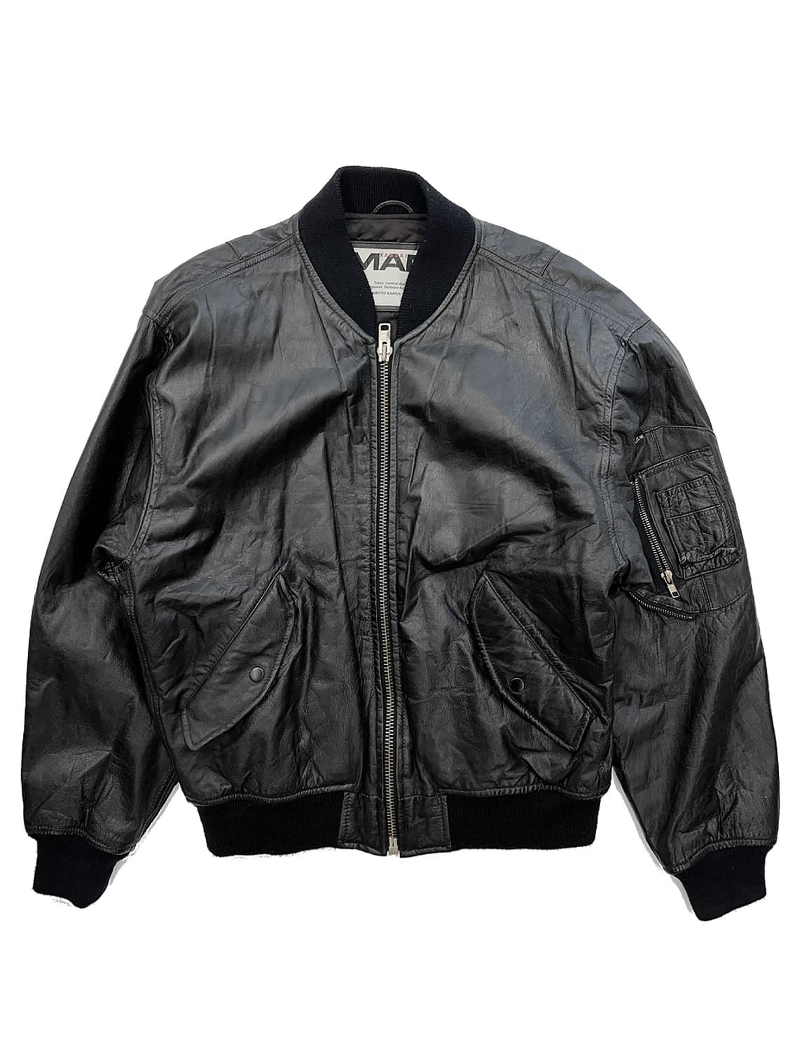 칸사이 야마모토 90s 레더 ma-1 상품이미지4