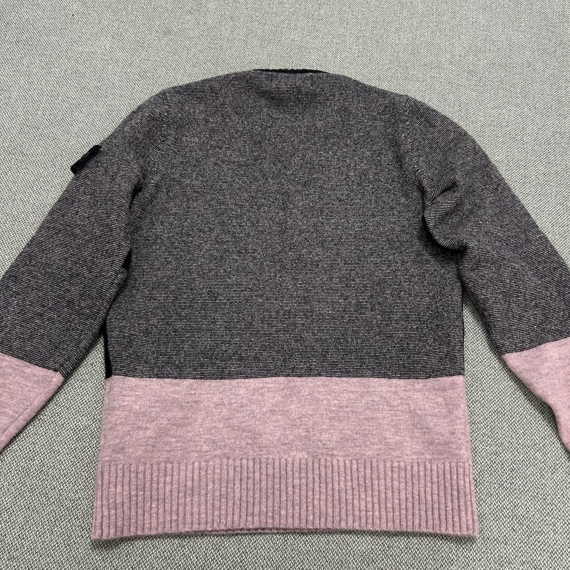 스톤아일랜드 컬러블럭 울 혼방 니트(S) 상품이미지5