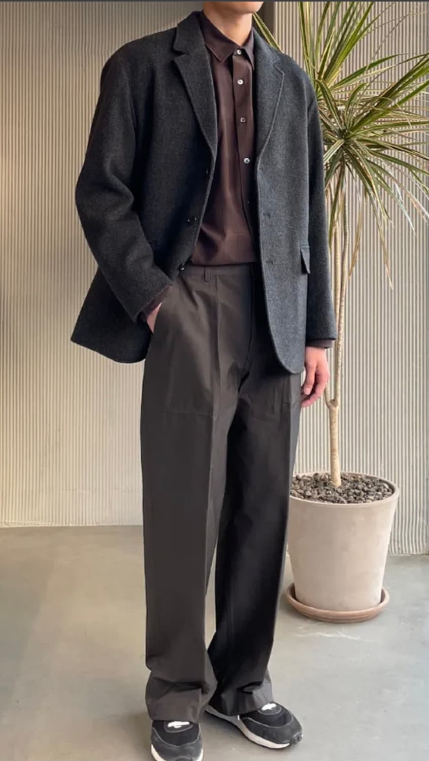 어나더오피스 scape 헤더차콜 자켓 상품이미지5