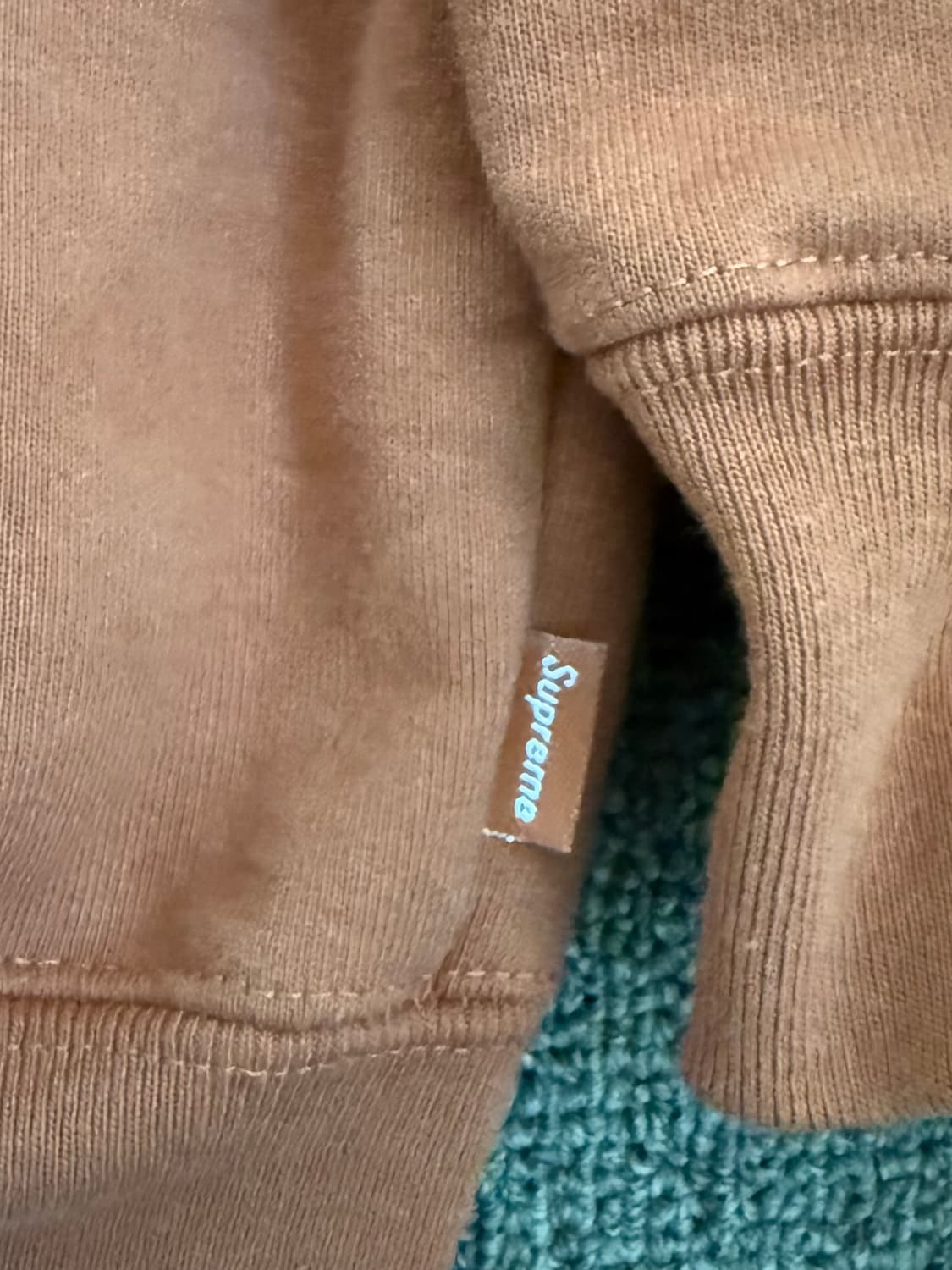 Supreme 슈프림 컬리지에이트 아플리케 후드집업 스웨트셔츠 러스트 상품이미지4