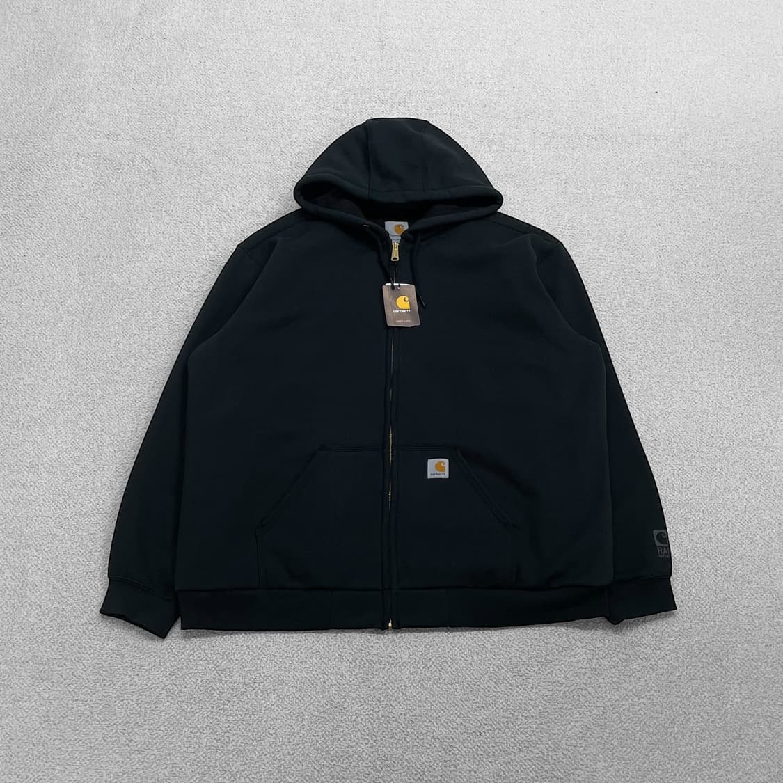 칼하트 Carhartt 레인디펜더 써멀 후드집업 블랙 상품이미지1