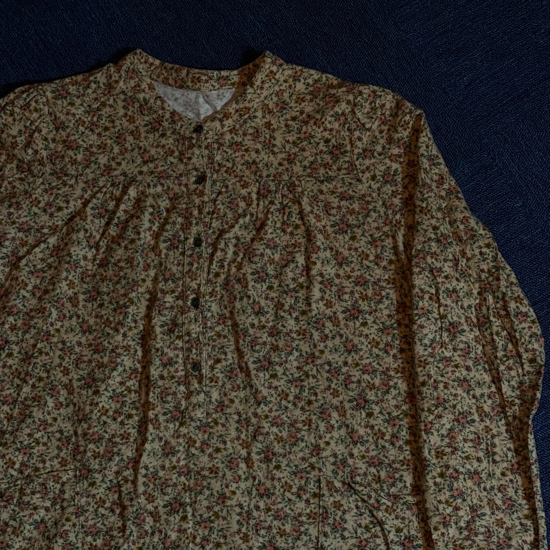 모리걸 플라워패턴 긴팔 원피스 상품이미지2