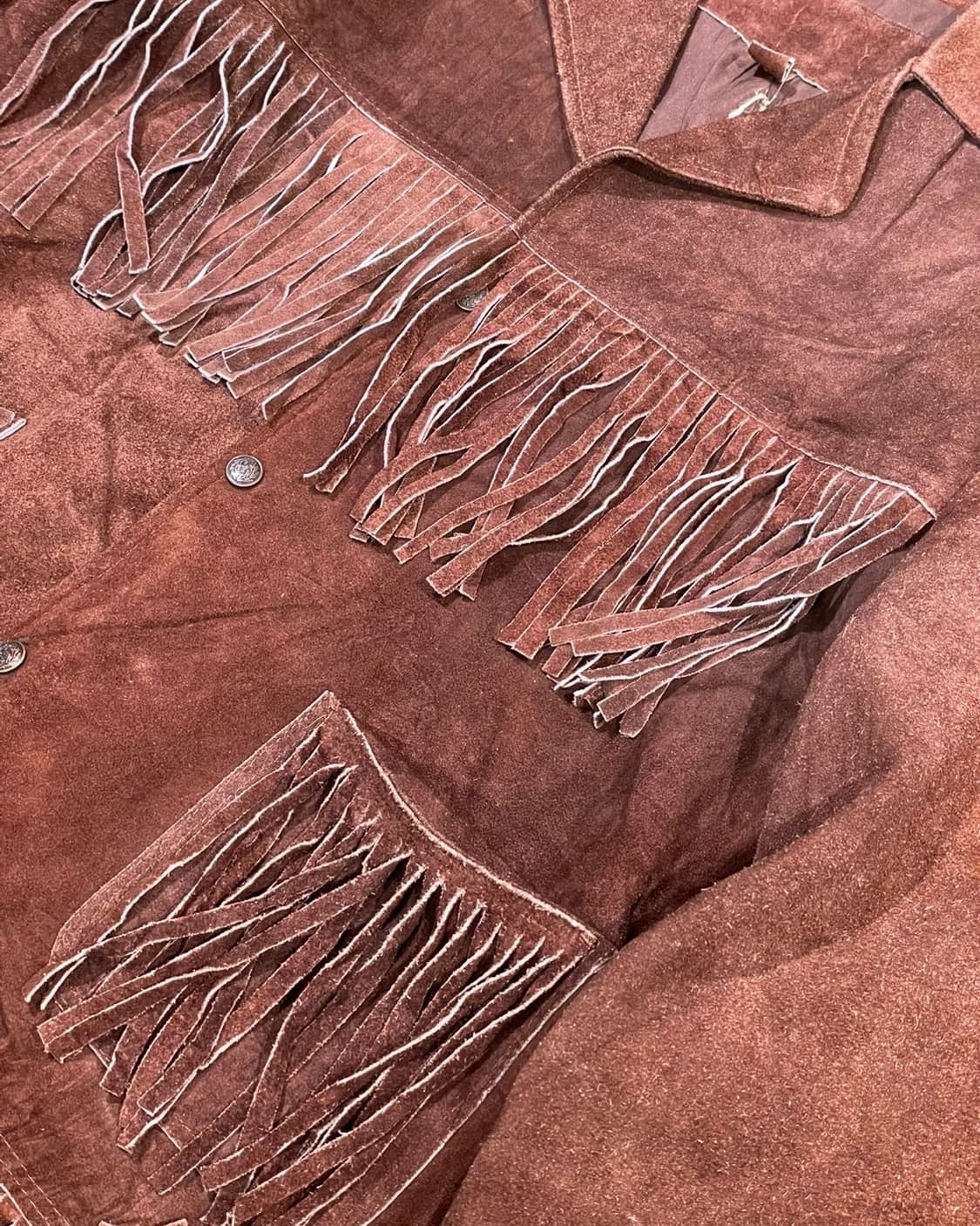 스웨이드 프린지 디테일 웨스턴 자켓 (B5114) 상품이미지4