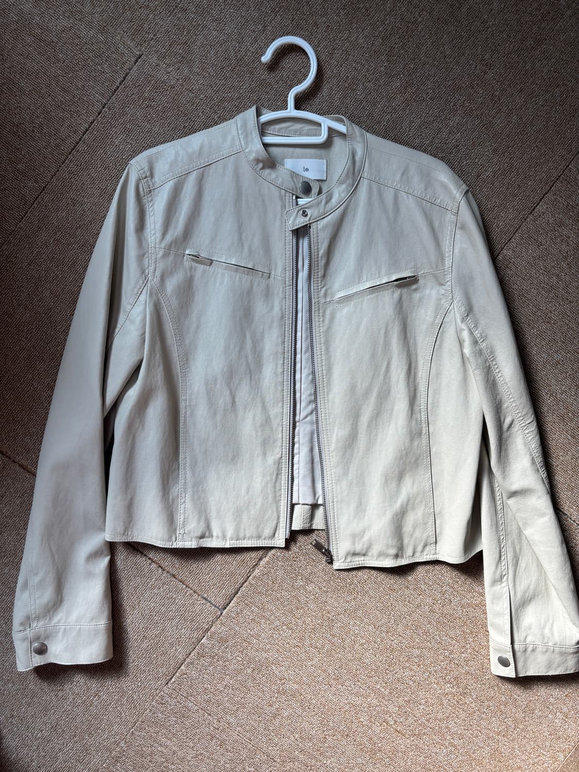 le faux leather biker jacket 상품이미지1