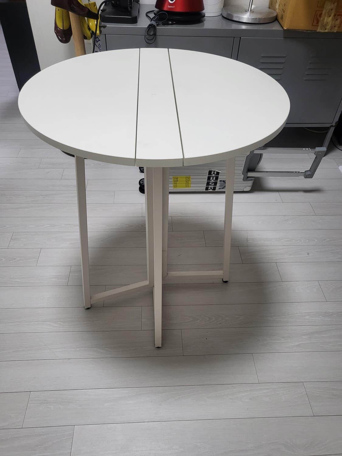 2단계 공간 효율 최고 확장형  접이식 테이블 상태좋음 상품이미지1