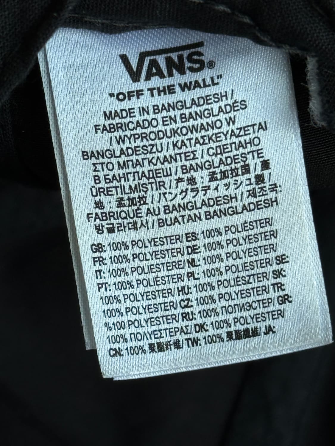 반스 볼캡 블랙 상품이미지3