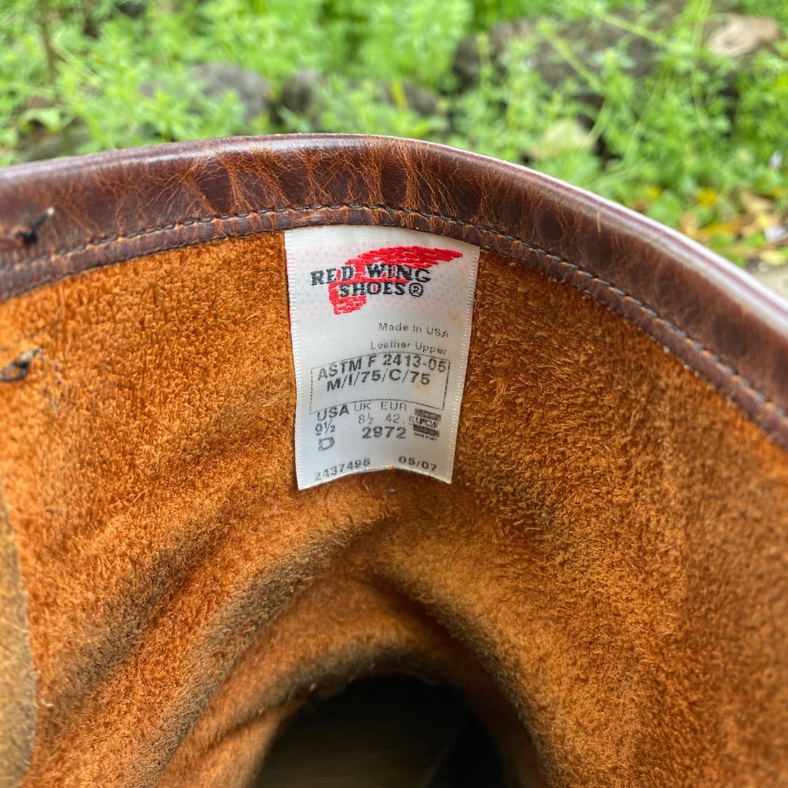 (9.5) 레드윙 브라운 레더 엔지니어 부츠 상품이미지5